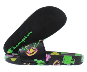 Champion Ipo Catch Print Slide GS Boys Shoes