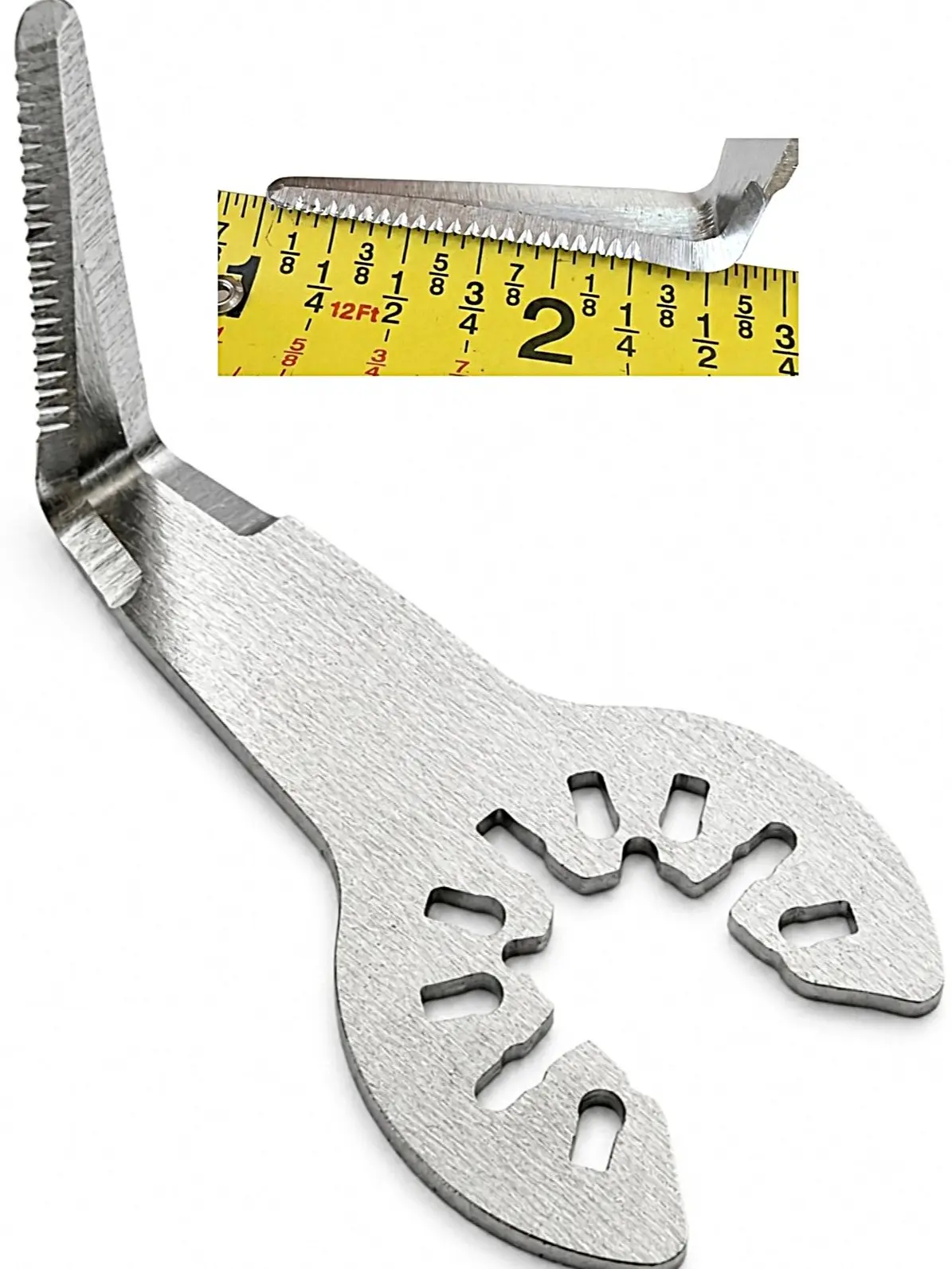 1 1/2" Multi-Tool Cold Knife Blade, Serrated Precision Windshield Removal Tool for Clean Auto Glass Cutting