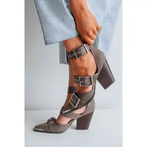 Proving My Point Heels - Charcoal