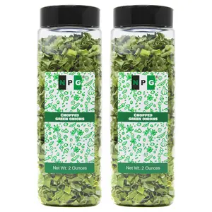 NPG Freeze Dried Chopped Green Onions 4 Ounce, All Natural Non GMO Gluten Free Dry Green Onions Flavor Spice Vegetable