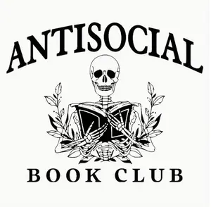 Antisocial Book Club Tank Top | Funny Book Lover & Romance Reader Shirt
