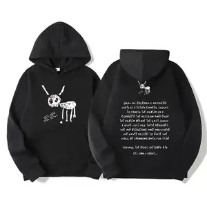 Rapper Drake for All The Dogs Letter Hoodie Men's Hip Hop Vintage Pullovers Sweatshirt Fashion Retro Hooded Streetwear
