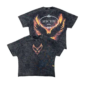 Vie+Riche T-Shirt - Phoenix - Black - VR2003