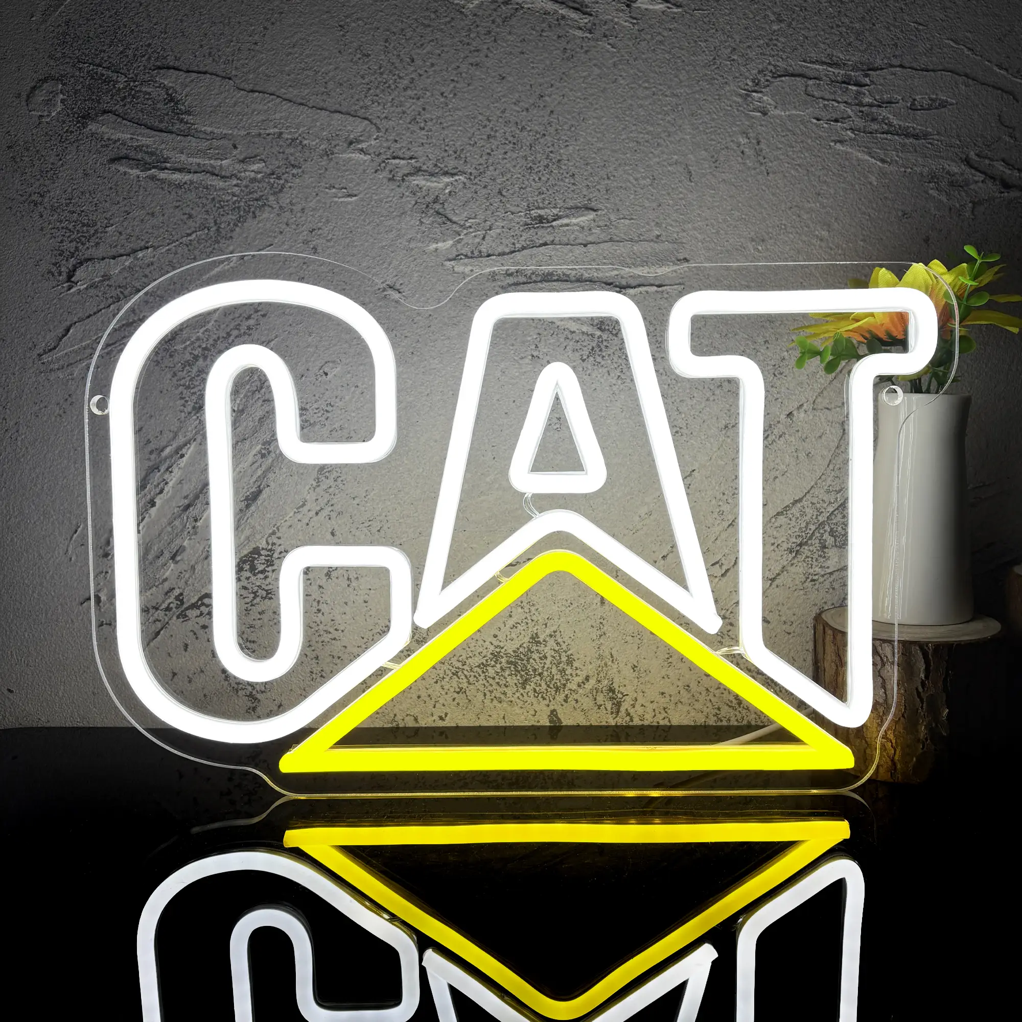 Cat Neon Sign for Farm Bedroom Neon Sign for Bar, Restaurant, Christmas, Birthday Party Favors, LED Art Wall Decor, CRS Light Bar Sign, 5V USB Power S
