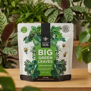 Big Green Leaves Plant Food | Premium Indoor Houseplant Fertilizer for Growth | Urea-Free & Odorless - Made in USA