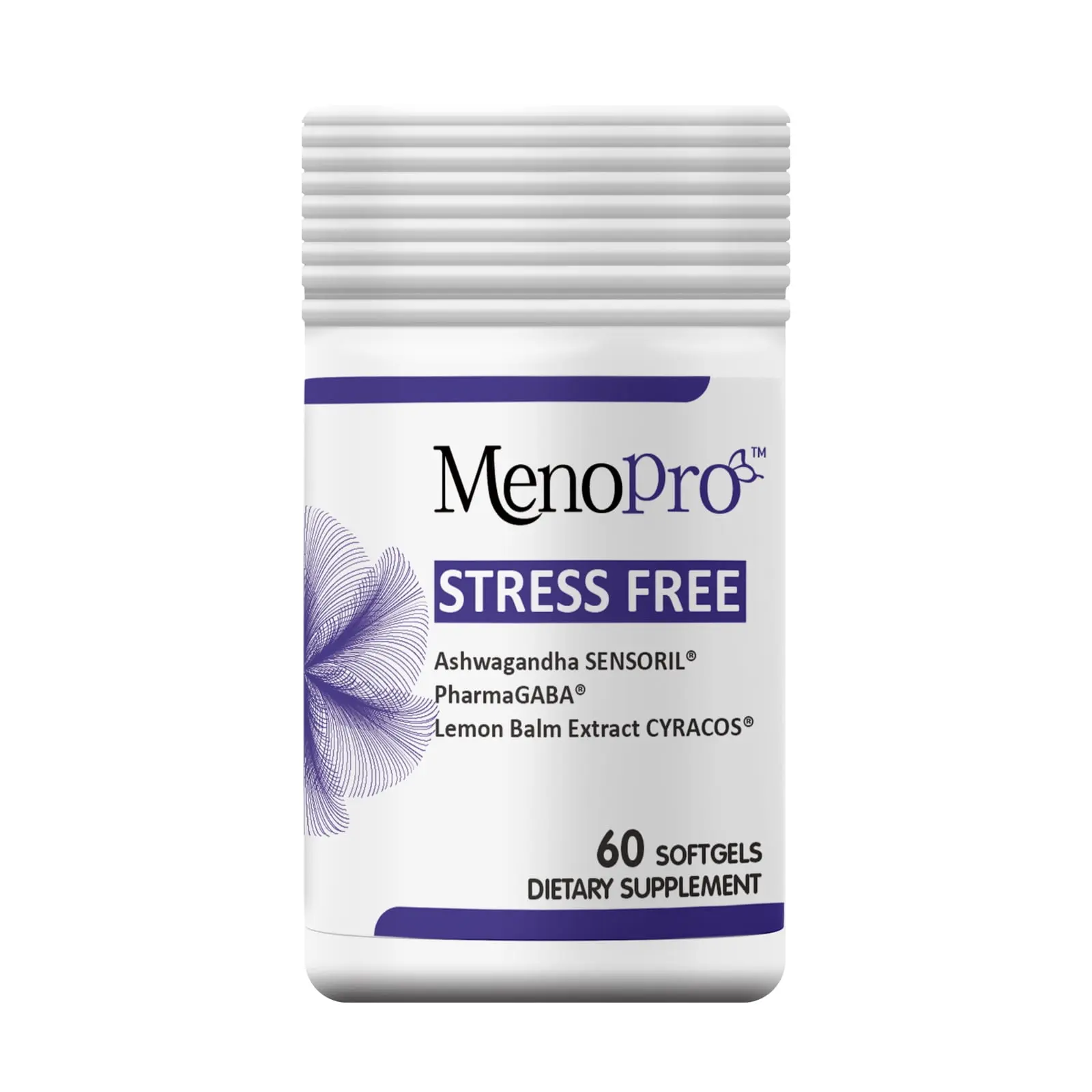 Novafun Stress Free Softgels, Ashwagandha Extract, Gamma-Aminobutyric Acid (GABA), Lemon Balm Extract, 30 Day Supply - 60 ct Healthcare Fitness