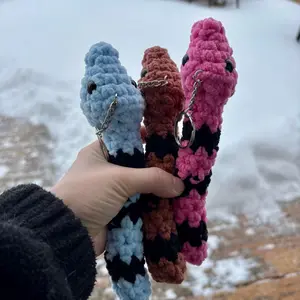 Crochet Snake Keychain