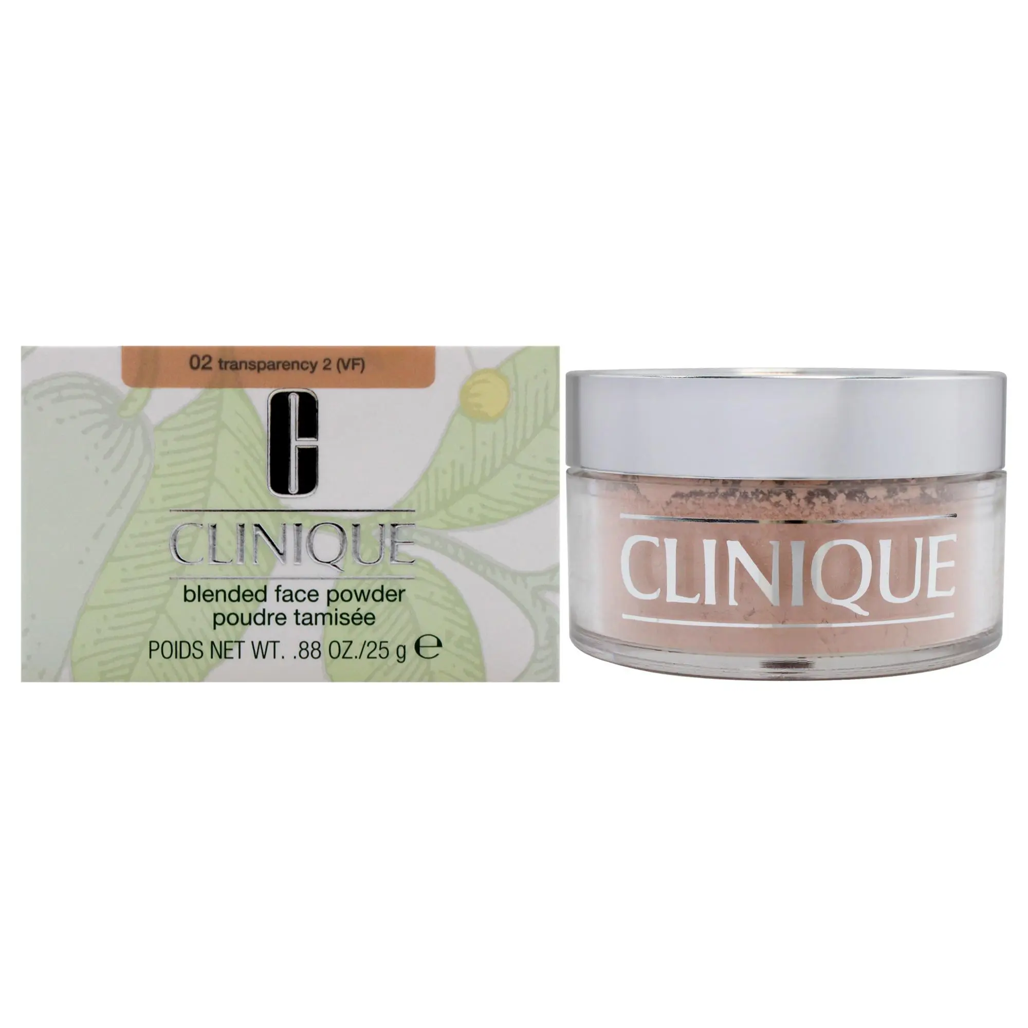 Clinique Women's Smooth Flawless Blended Face Cosmetic Makeup Powder - Shade 02 Transparency, 0.88oz, Default Size, Lightweight Blend