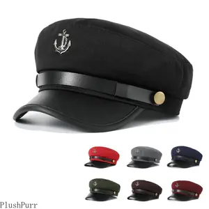British-Style Nautical Beret (with Anchor Accent) — A Versatile, Casual, and Stylish Accessory Perfect for Everyday Wear summerwins