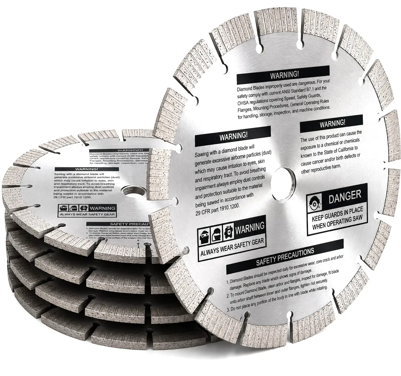 9'' Diamond Blade for concrete fits Milwaukee 2786-20 M18 Fuel 9" Cut-Off Saw (5pk)
