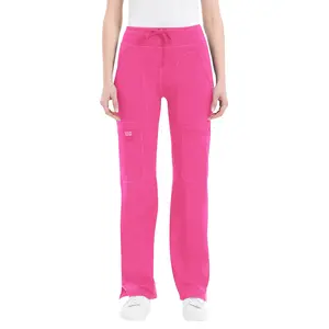 Pippi & Poppy Yoga Scrub Pants Women Mid Rise Yoga Work Pants- Five Pocket Breathable Stretchy Cargo Scrub Pant Activewear Lightweight Outdoorfun Outfits