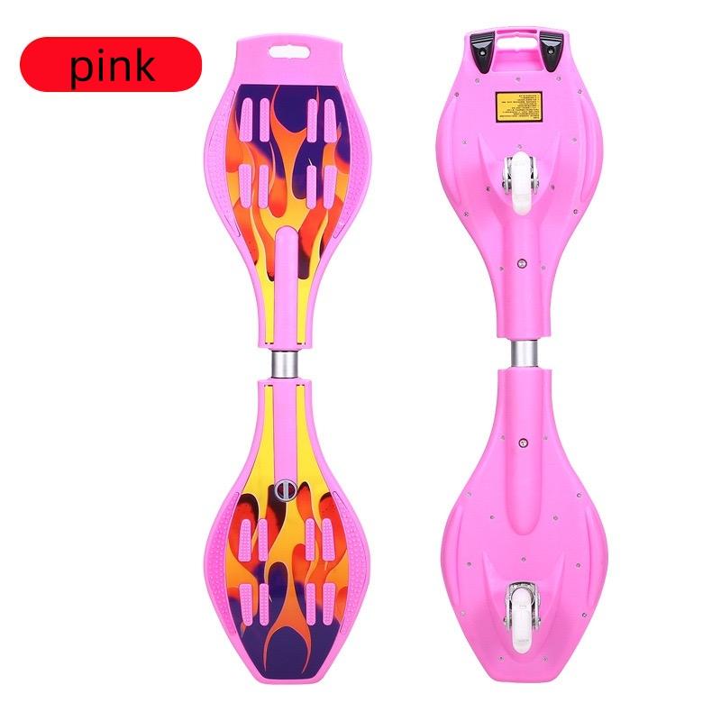 Two-wheeled skateboard, children's skateboard, non-slip and safe, suitable for people aged 6-60