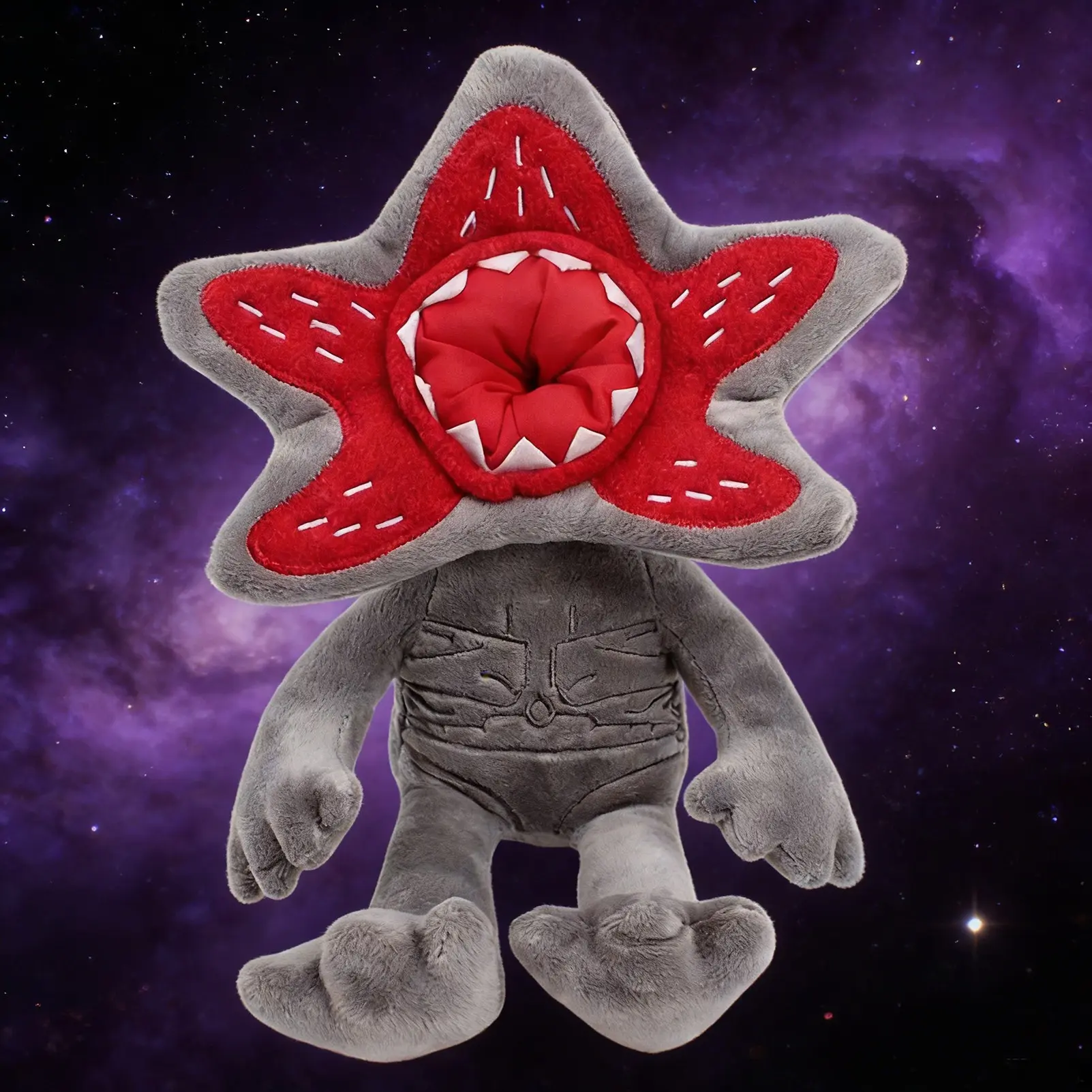 27cm/11.63in Stranger Things Demogorgon Plush Toy, Stuffed Animal Gifts, Stuffed Animal, Upside Down World Man-Eating Plant Monster Doll, Realistic 3D Teeth Details, A Collectible Item For Stranger Things Fans, A Gift For The Holidays