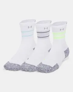 Under Armour ArmourDry® Run Cushion Unisex 3-Pack Mid-Crew Socks