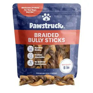 5" Braided Bully Sticks