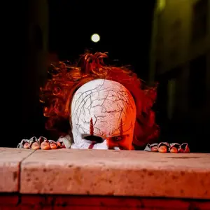 Alien Clown Foam Latex Prosthetic for Halloween Costumes and Makeup Effects