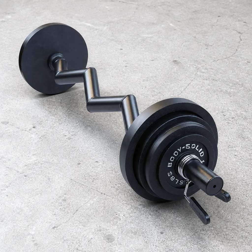Body-Solid Olympic Fat Grip EZ Curl Bar