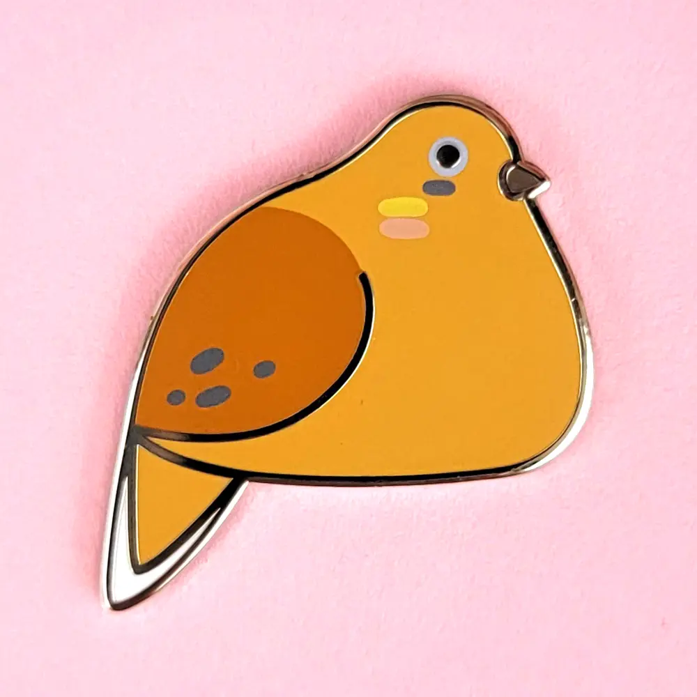 Mourning Dove Pin