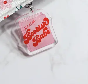 Just A Bookish Babe  Acrylic e-Reader Charm - Dust plug