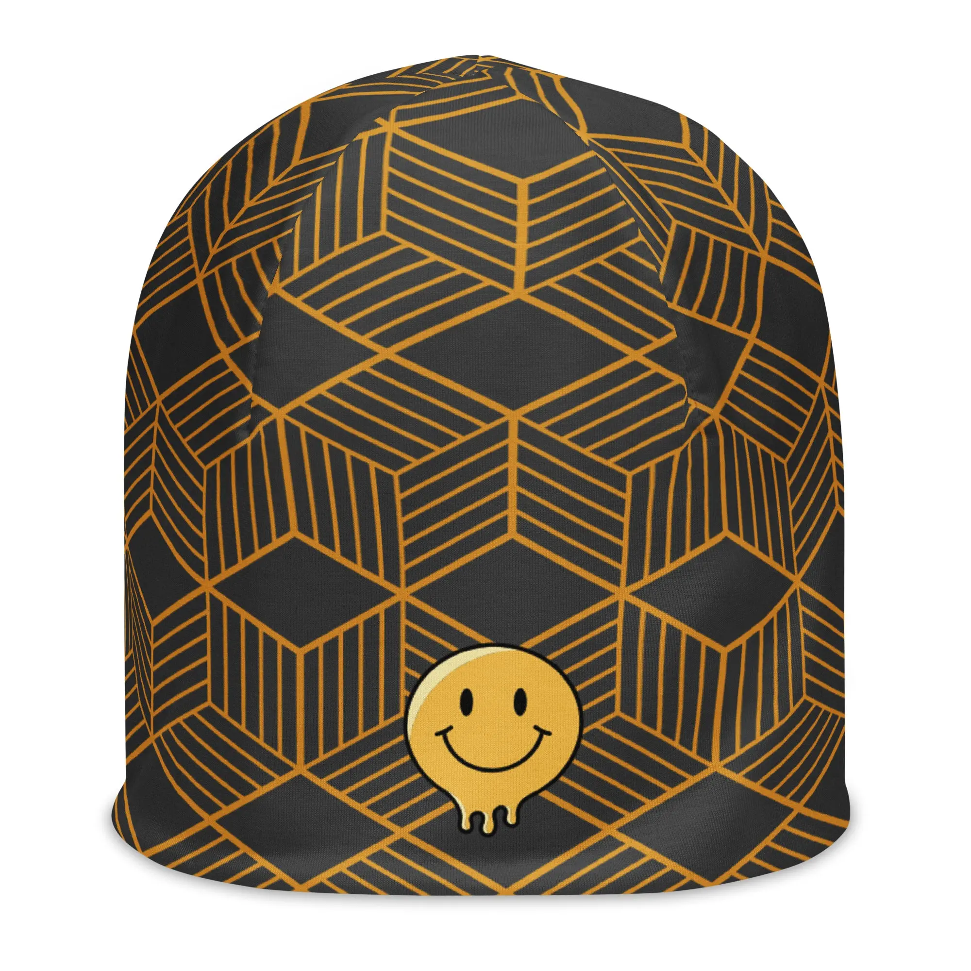 Geo Smiley Beanie