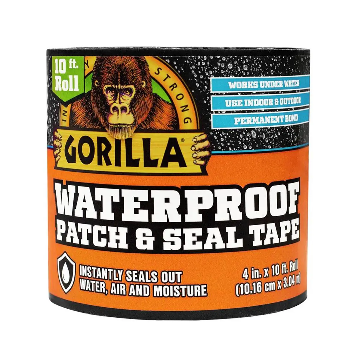 212 MAIN Waterproof Patch & Seal Tape Roll, 4x10 in Gorilla Glue (Model 247934) for DIY, Scrapbooking & Stamping Projects