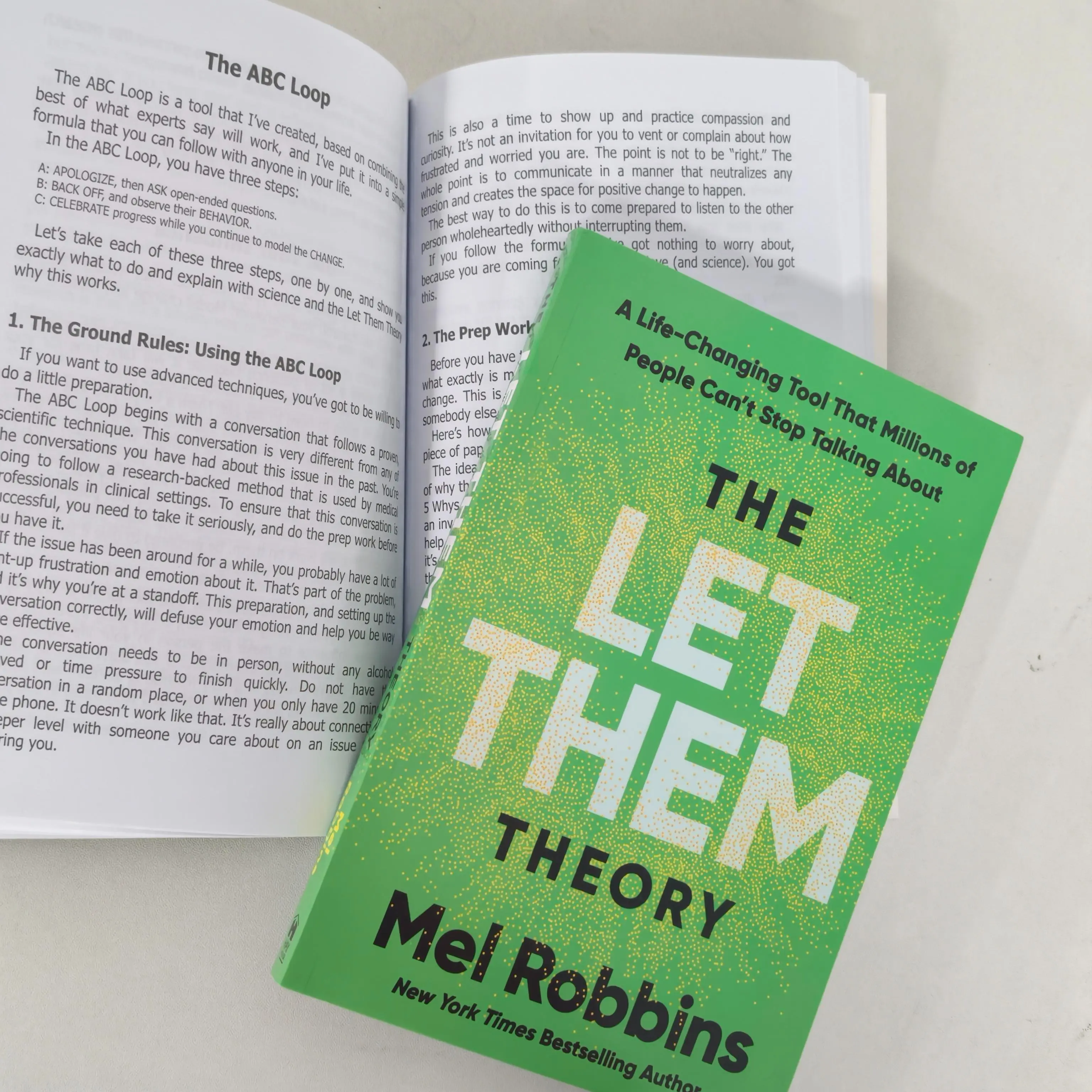 Mel Robbins The Let Them Theory Durable A5 Vintage Paperback Notebook - Office Stationery Gift, Let-Go Mindset Shift Tool, Self-Confidence Boosting Career & Self-Help Guide