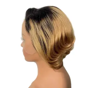 13x4 pixie wig 200 density