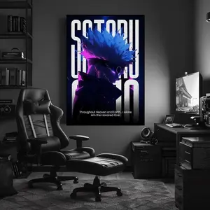 Satoru Gojo Poster Set, Anime Wall Art, Canvas prints, Anime room decor, Affordable wall art, Jujutsu Kaisen posters Number 02