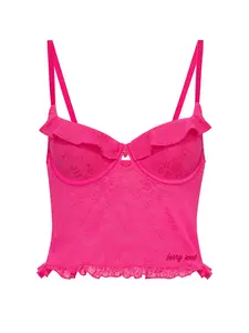 PINK Wink™ Lightly Lined Scoop Corset Top