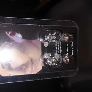 Light up earrings customer photo