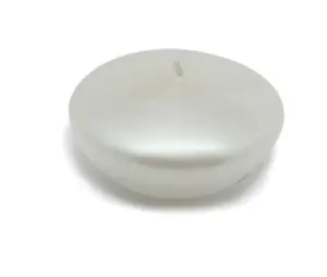 3 in. Pearl White Floating Candles -12pc-Box