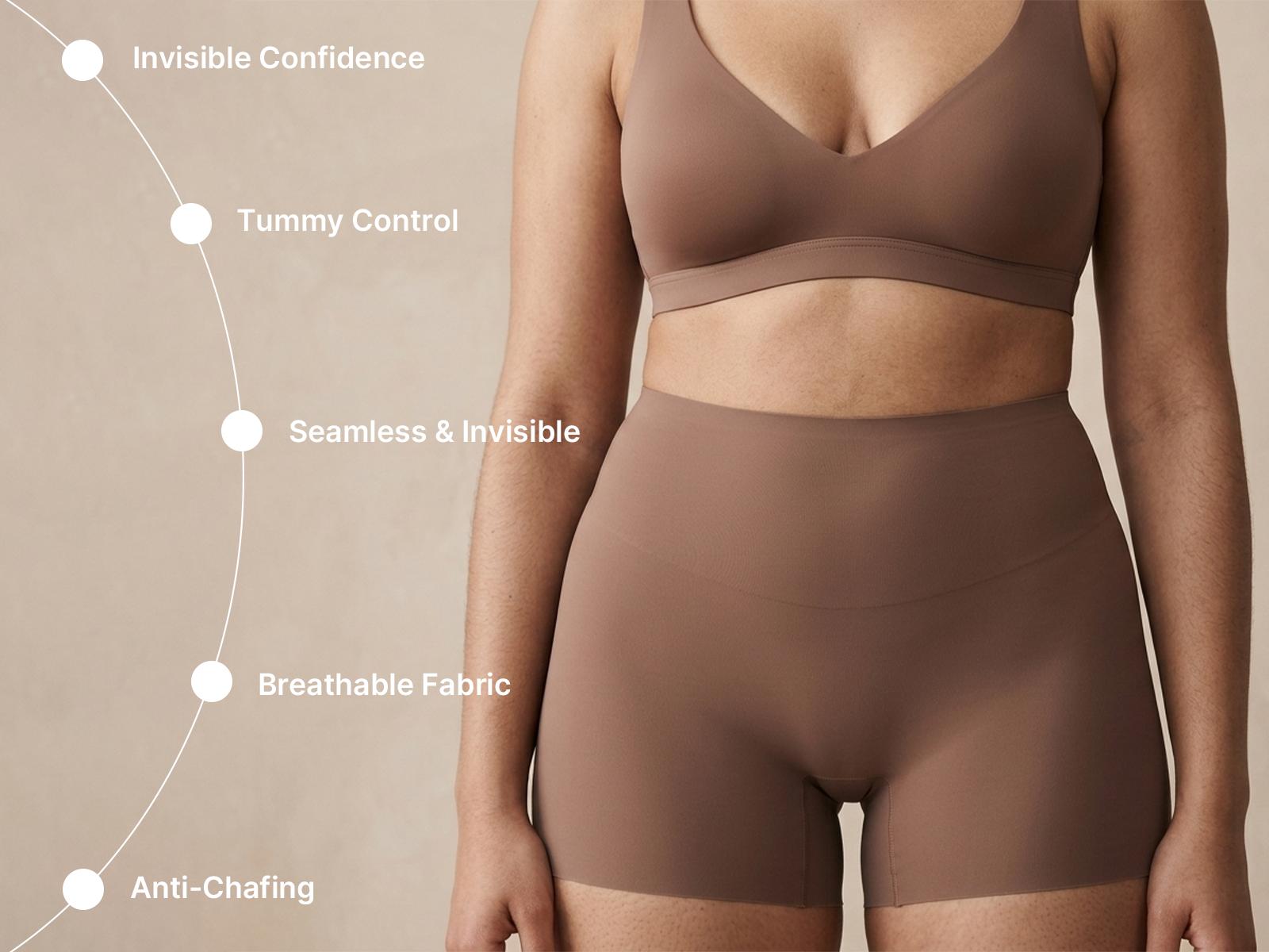 Seamless Shaping Boyshorts Panties for Women Slip Shorts Under Dress Shapewear Shorts Tummy Control Underwear