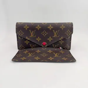 Pre-owned Louis Vuitton leather Crossbody Bags Small Goods Monogram Emilie Wallet