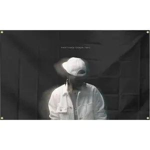 Hip Hop Style Music Banner Rapper Partynextdoor Album Flag Tapestry 3X5 Feet Indoor and Outdoor Tapestry Can Be Used for Dorm Wall Decor Party Theme Background Decoration Decorating Living Room