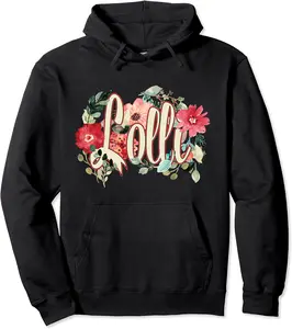 Grandmother Grandma Beautiful Floral Gift for Lolly Lolli Pullover Hoodie - Rubencordov Shop 25B07Y7VDWX4