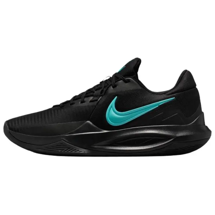 Nike Precision 6 Low Top Basketball Shoes Men's Black Versatile Comfort IO7605-040