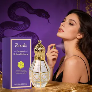 Octagonal Tower Neutral Floral Scents Perfume Strawberry Peony Scented Fragrance, Long-Lasting Fresh Natural Cologne for Men and Women