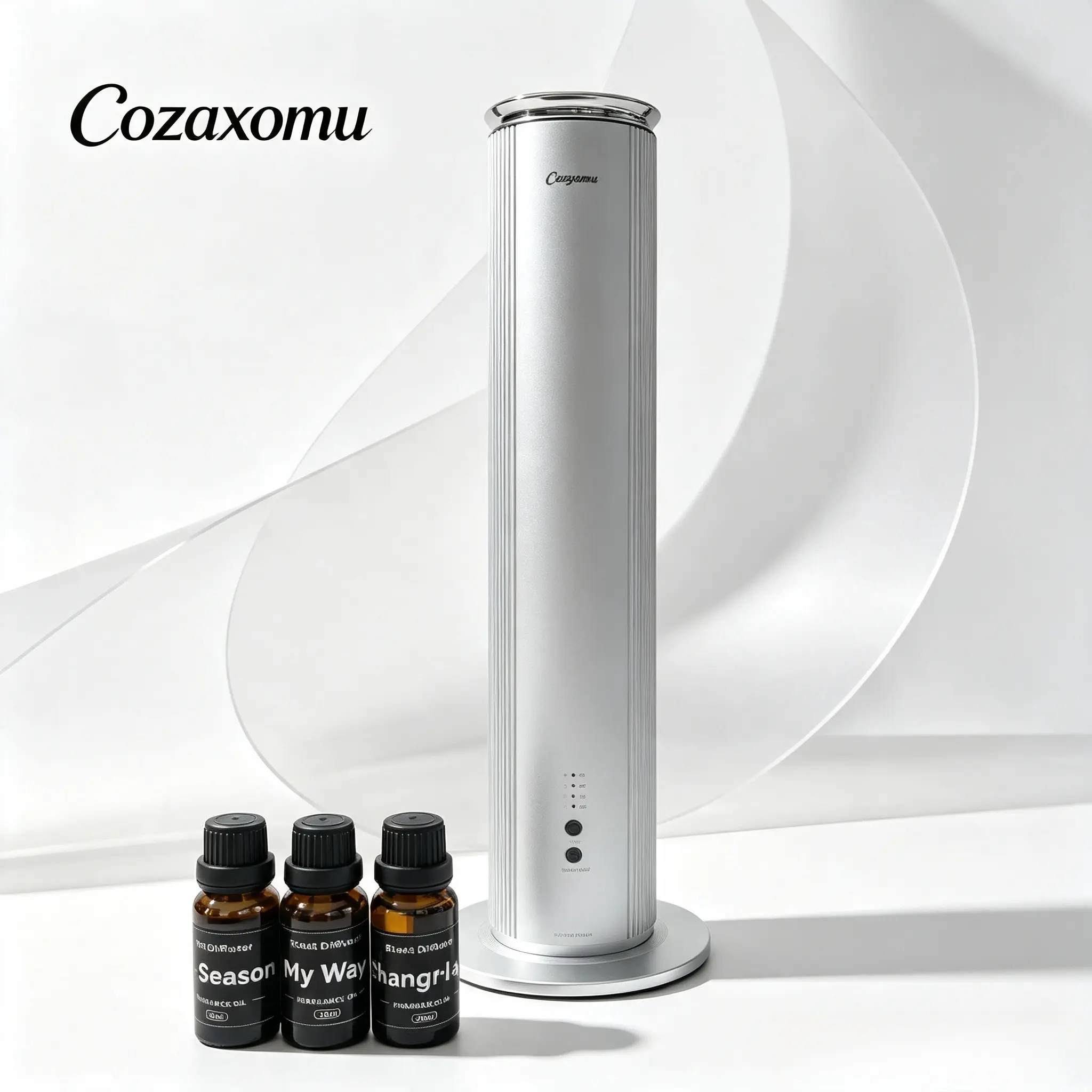 Cozaxomu Smart Wireless Aroma Diffuser, Bluetooth App-Controlled Scent Device with 1000 Sq Ft Coverage for Home & Office