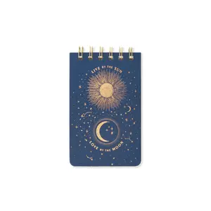 Cloth Covered Notepad - "Live By The Sun"