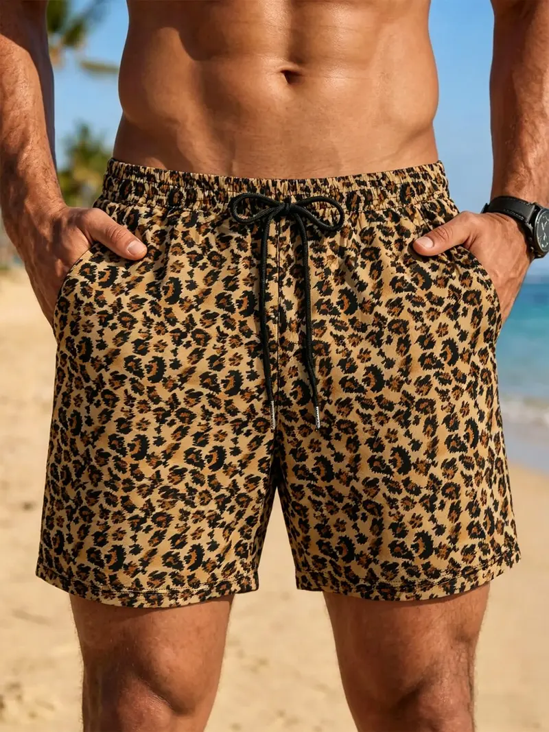 stussy basic mesh short leopard - TikTok Shop