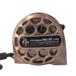 Stainless Steel Metric Tape Measure, Durable Anti-Corrosion Retractable Measuring Tape, 7.5m Digital Display Accuracy 0.01, Compact Portable Tool