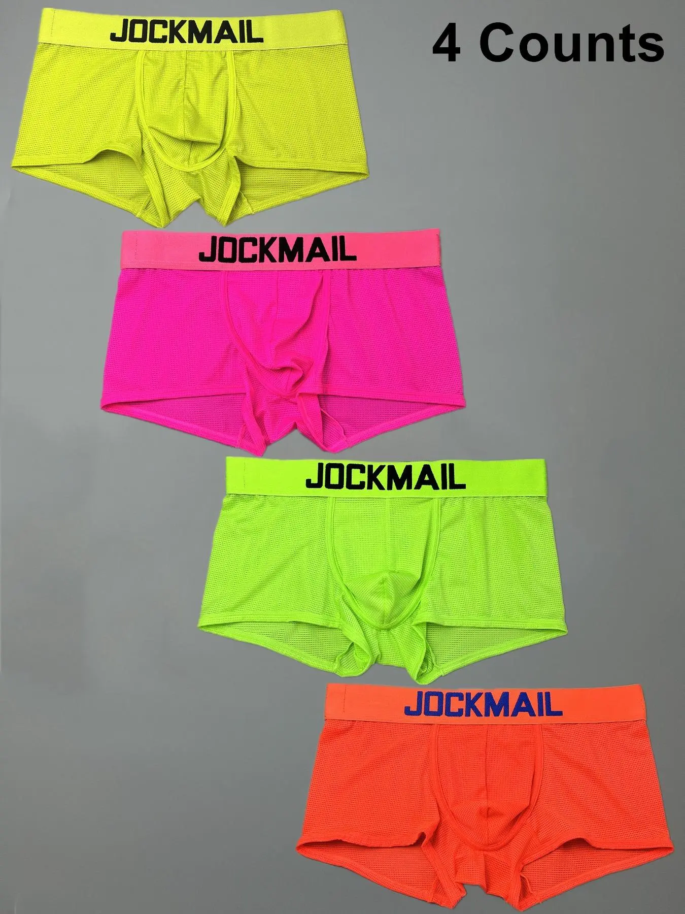 Men's Letter Tape Waist Boxer Brief, Breathable Comfy Underwear for Daily Wear, Casual Men's Underwear for All Seasons, Stretchy Boxer Briefs, Guys, Letter Print Underwear