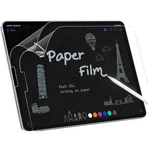 Paperlike Screen Protector, Matte PET Film Screen Protector, Tablet Screen Protector Compatible with iPad