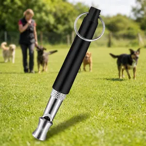 Ultrasonic Adjustable Anti-Bark Training Whistle for Dogs, Multi-Color Silent Dog Whistle for Small Medium Dogs, Outdoor Command Training, Anti-Lost Pet Training Gear, Barking Deterrent Device, Training Aid
