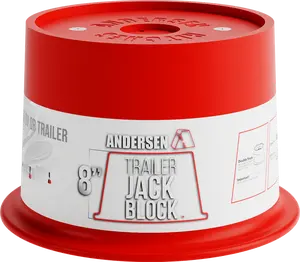 Andersen Hitches Trailer Jack Block 3608 Towing and Trailer Accessories and Stabilization