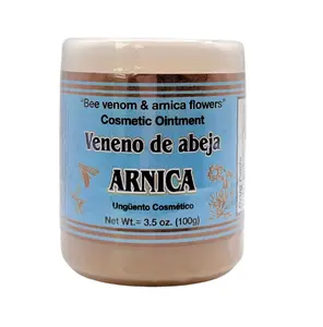 Plantimex Bee Arnica Flowers Cosmetic Ointment Cream, 3.5 oz (100g) Single Item - Oil-Infused Skin Repair Moisturizer for Adults, All Skin Types, Soothing Nourishing Ingredients, 24-Month Shelf Life