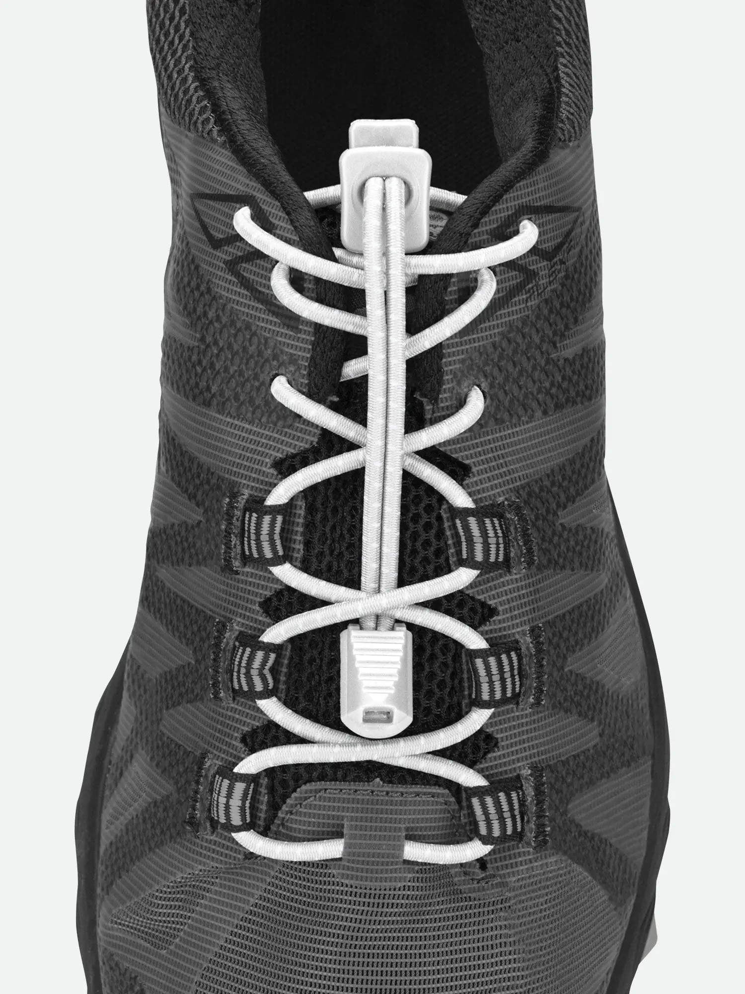 NATHAN Run Laces - Super-Secure Ultra-Grippy Elastic Laces for Training Shoes & Athletic Footwear - Ideal No-Tie Solution for Runners Walkers Triathletes Kids