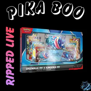 Greninja & Kingdra ex Special Collection - Ripped Live