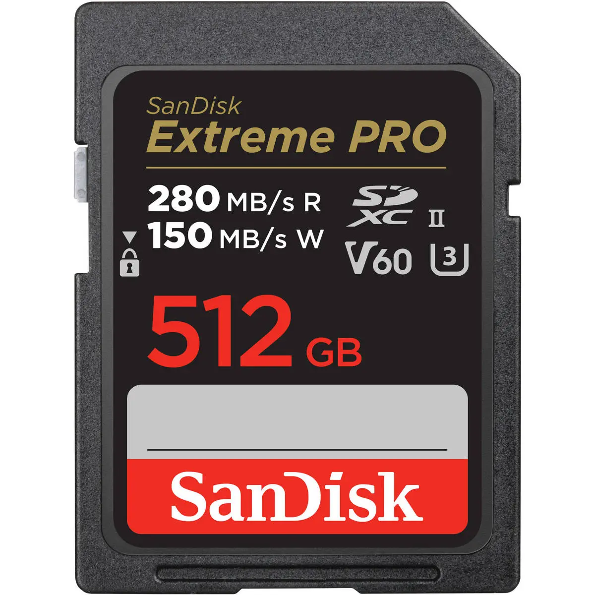 SanDisk 512GB Extreme PRO UHS-II V60 SDXC Memory Card