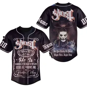 Ghost Band Personalized Baseball Jersey